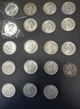 LOTTO 19 MONETE ARGENTO 500 LIRE ITALIA - CARAVELLE - FDC e Circolate Anni Vari