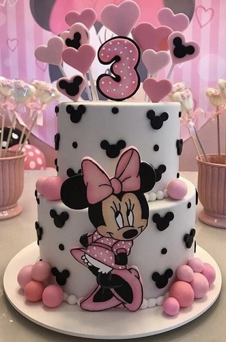 Torta scenografica minnie - torta,