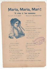Spartito MARIA MARIA MARI' 'A