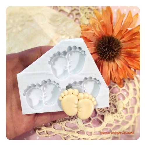 Stampo silicone piedini - stampo, in