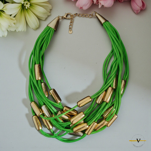 Collana donna multistrati - collana,