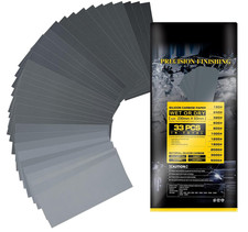 Carta Vetrata 5000-180 Set Di Carta Vetrata a Grana Fine | 33 Pezzi Secco E Bagn