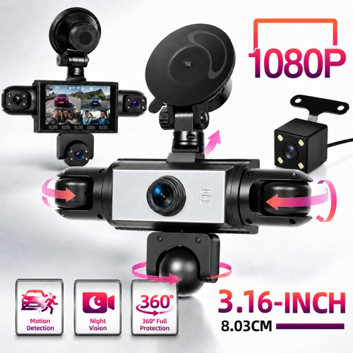 Dashcam 360 telecamera auto - telecamera,
