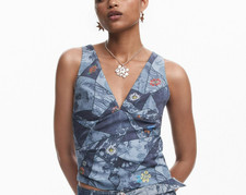 Desigual Patchwork Tank Top