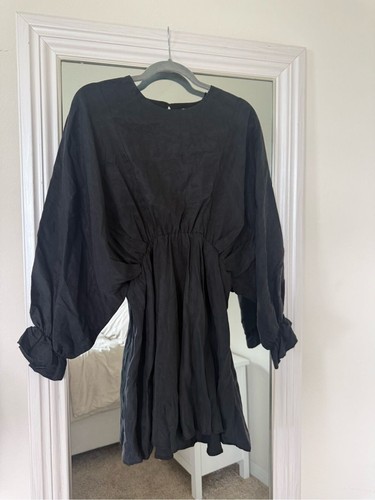 Mini abito zara nero - zara, girocollo