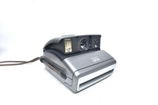 Polaroid One 600 fotocamera pellicola istantanea vintage - argento completamente testata perfettamente funzionante