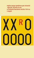 TARGA RIPETITRICE ALLUMINIO