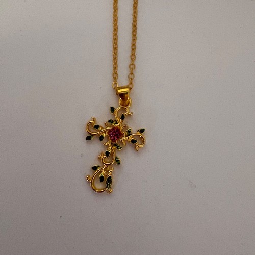 Collana con ciondolo - , croce