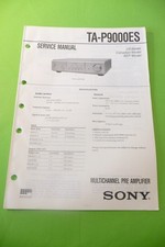 Manuale Di Servizio Per Sony
