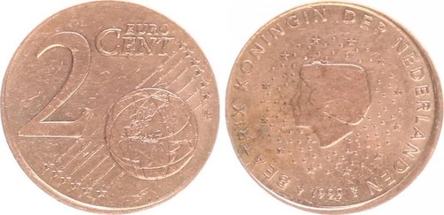Paesi bassi cent 1999 errore - paesi, 2