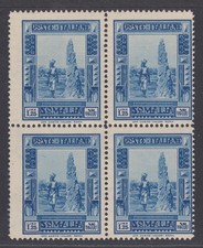 ITALIA Somalia n.223 - cv 6000$ MNH** BLOCCO di 4