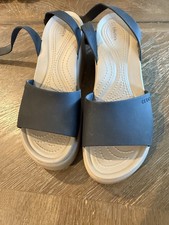 Crocs Brooklyn Donna Cinturino alla Caviglia ZeppaCrocs, Nero/Funghi