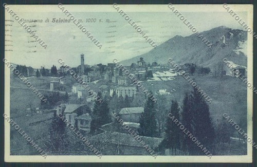 Bergamo selvino cartolina - bergamo,