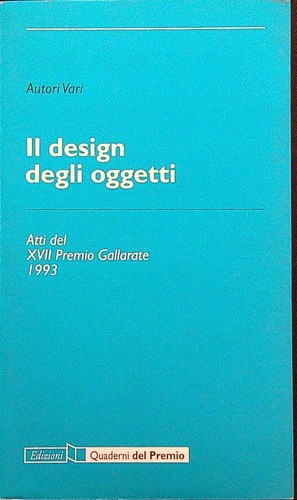 Design degli oggetti vv - il,