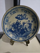 Raro Antico Piatto Dinastia Cinese Qing, XVIII Secolo