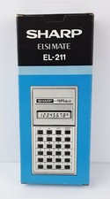 SHARP EL-211 ELSI MATE - CALCOLATRICE - VINTAGE - NUOVA
