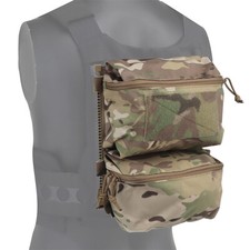 Wosport Pochette zippée panneau arrière assaut style FERRO pour chasse FCPC V5