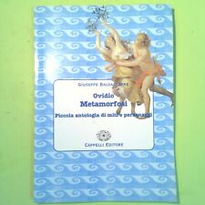 OVIDIO METAMORFOSI BALDASSARRE CAPPELLI