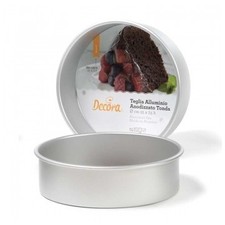 Teglia TONDA - stampo per torte e dolci in Alluminio Anodizzato Ø10cm