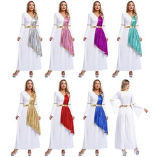 Womens Roman Queen Robe Dress