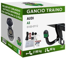 Gancio Fisso Audi A3 2 VOLUMI