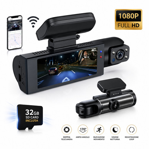 Telecamera auto dashcam - telecamera,