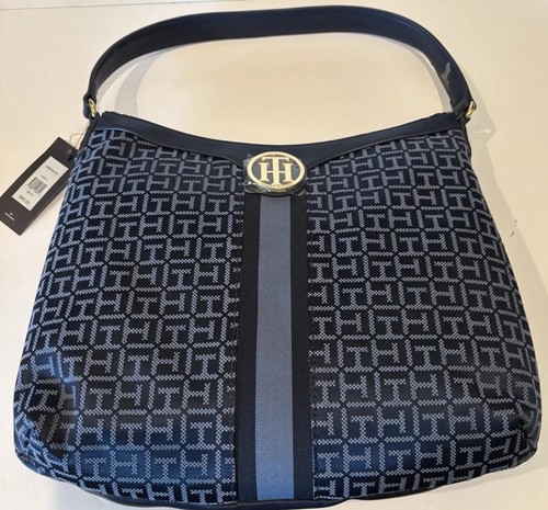 Borsa tommy hilfiger blu navy - tommy,