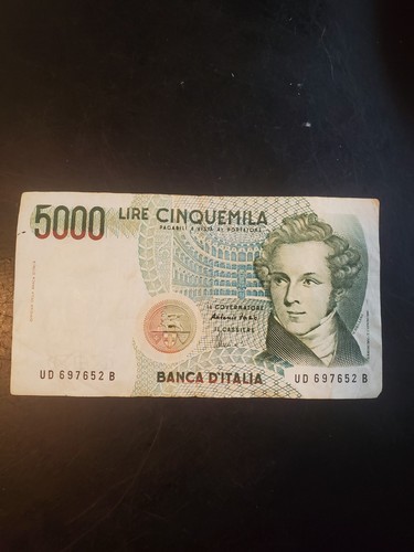 Italy 5000 lire 4 - italy,