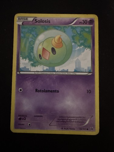 Carta pokemon solosis - solosis, 50/101