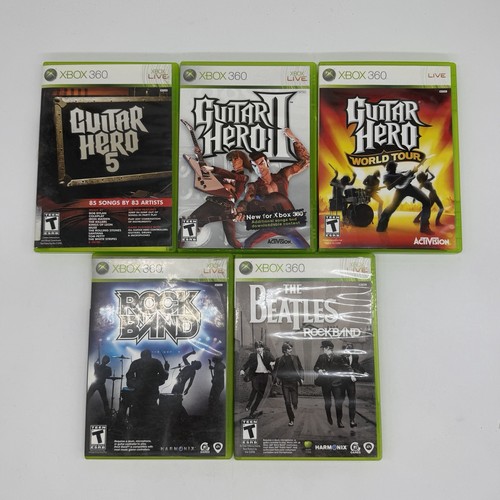 Xbox 360 rock band - 360, guitar