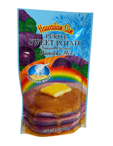 Purple sweet potato pancake - purple,