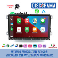AUTORADIO ANDROID STEREO AUTO 2DIN VOLKSWAGEN GOLF PASSAT CARPLAY ANDROID AUTO
