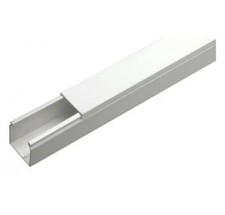 CANALINA PASSACAVI COLORE BIANCO 10 METRI (10 BACCHETTE DA 1 METRO)