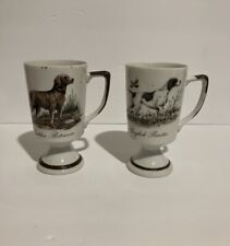 Enesco Dog Pedestal Mugs