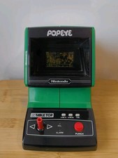 Gioco arcade elettronico da tavolo vintage Nintendo Popeye.Retro gaming 1983 Giappone