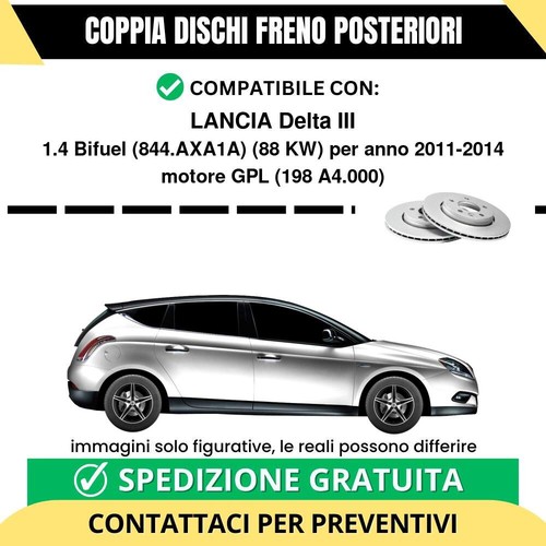 Coppia dischi freno posteriori - dischi,
