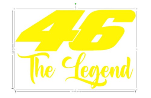 Stickers rossi jaune fluo - stickers,