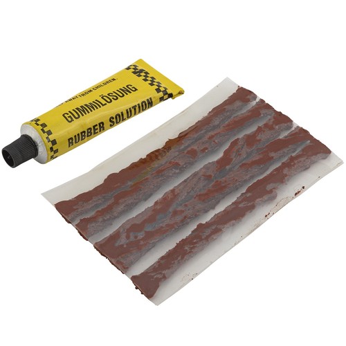 Spare mastic glue - set, tire