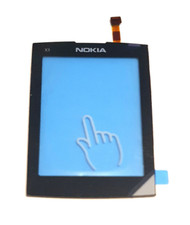 TOUCHNOKX3-02-N Touch Screen per Nokia X3-02 Nero