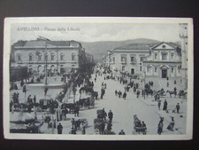 CAMPANIA : AVELLINO (AV) PIAZZA DELLA LIBERTA' VIAGGIATA ANNO 1921 MOLTO BELLA
