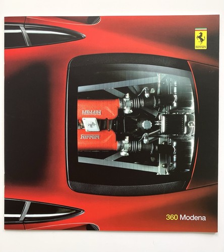 Brochure ferrari 360 - ferrari, modena