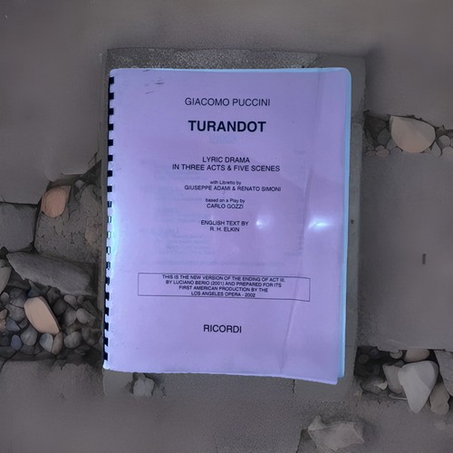 Puccini turandot libretto - turandot,