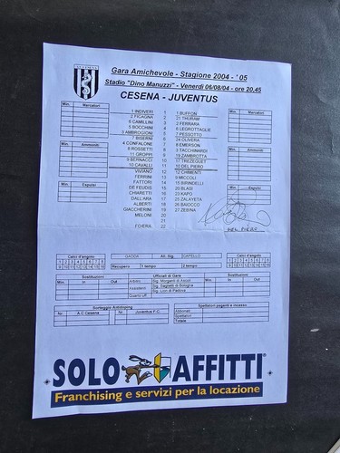 Autografo autograph originale