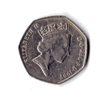 monete europee pre euro inghilterra 50 pence 1987 elisabetta II