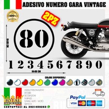 Numeri adesivi vintage - 2, x