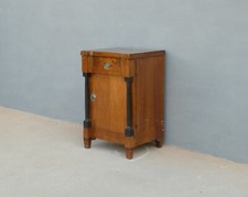 Comodino mobiletto st.Impero con antina frontale, '800 - H 81,5 cm!