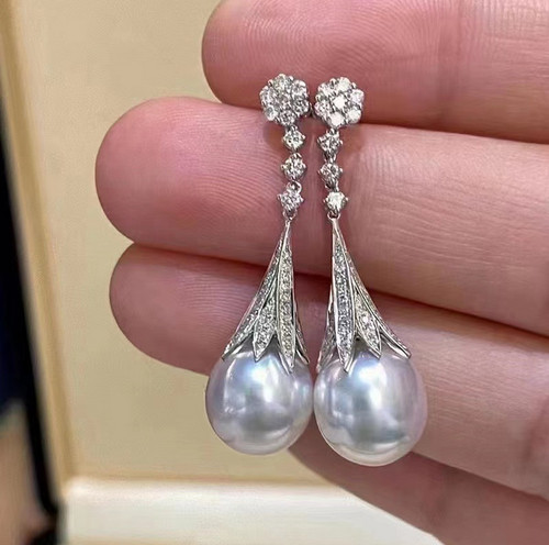 Charming aaa 10mm bianco - 9-10mm,