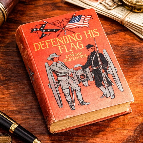 Defending his flag confederate - defending,