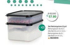 TUPPERWARE Set Rettangolare