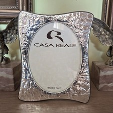 CASA REALE - Cornice Portafoto in Argento 925 massiccio x foto cm 13x18 - NUOVA